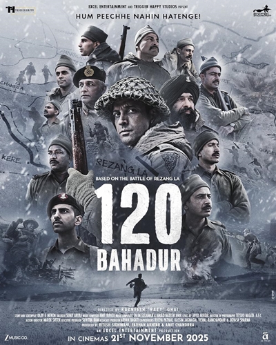 120 Bahadur 2025 Hindi ORG HDRip 480p 400MB 720p 1GB ESubs